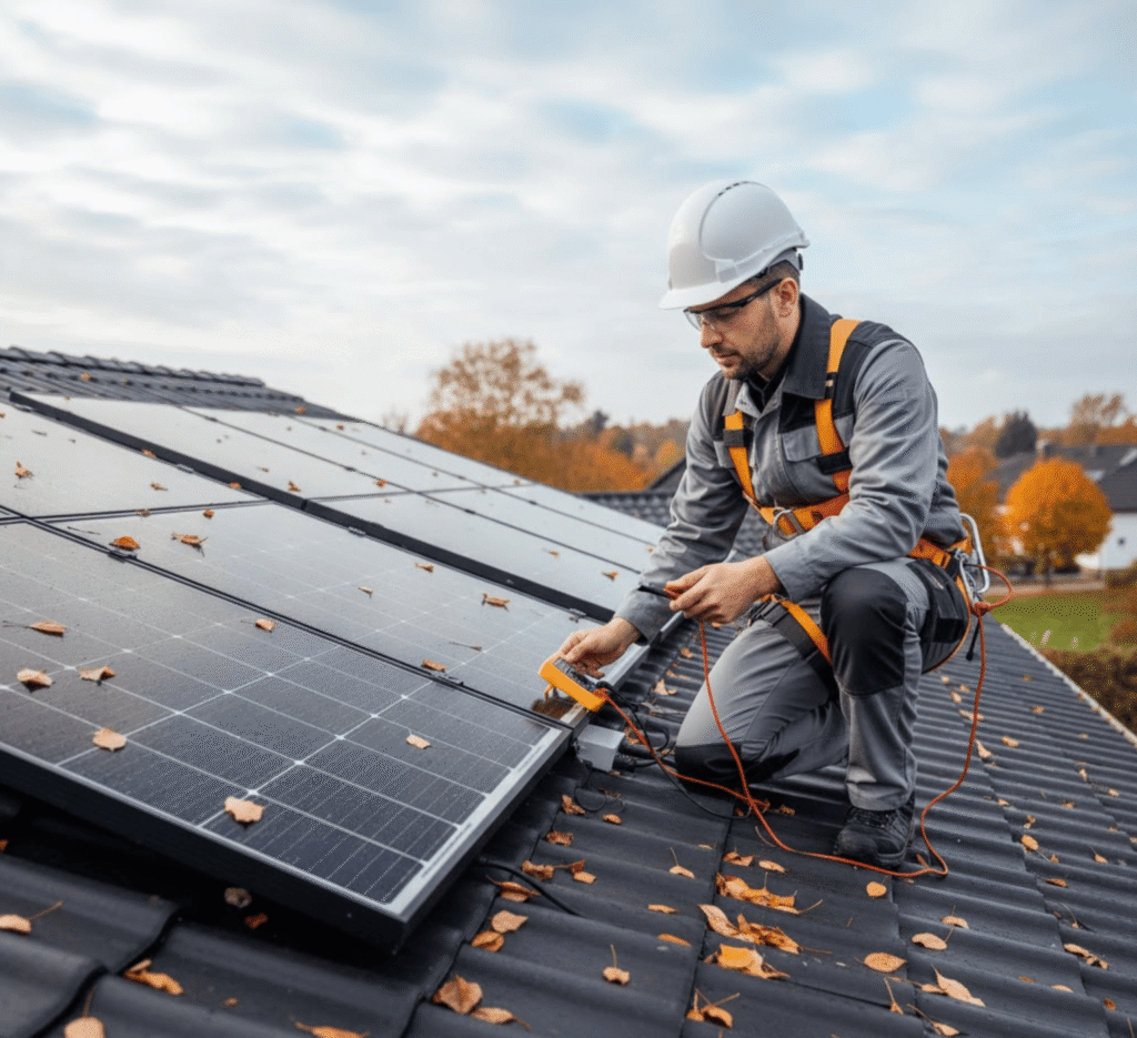 Konserwacja fotowoltaiki jesienią: Lista kontrolna. Co musisz sprawdzić przed zimą?